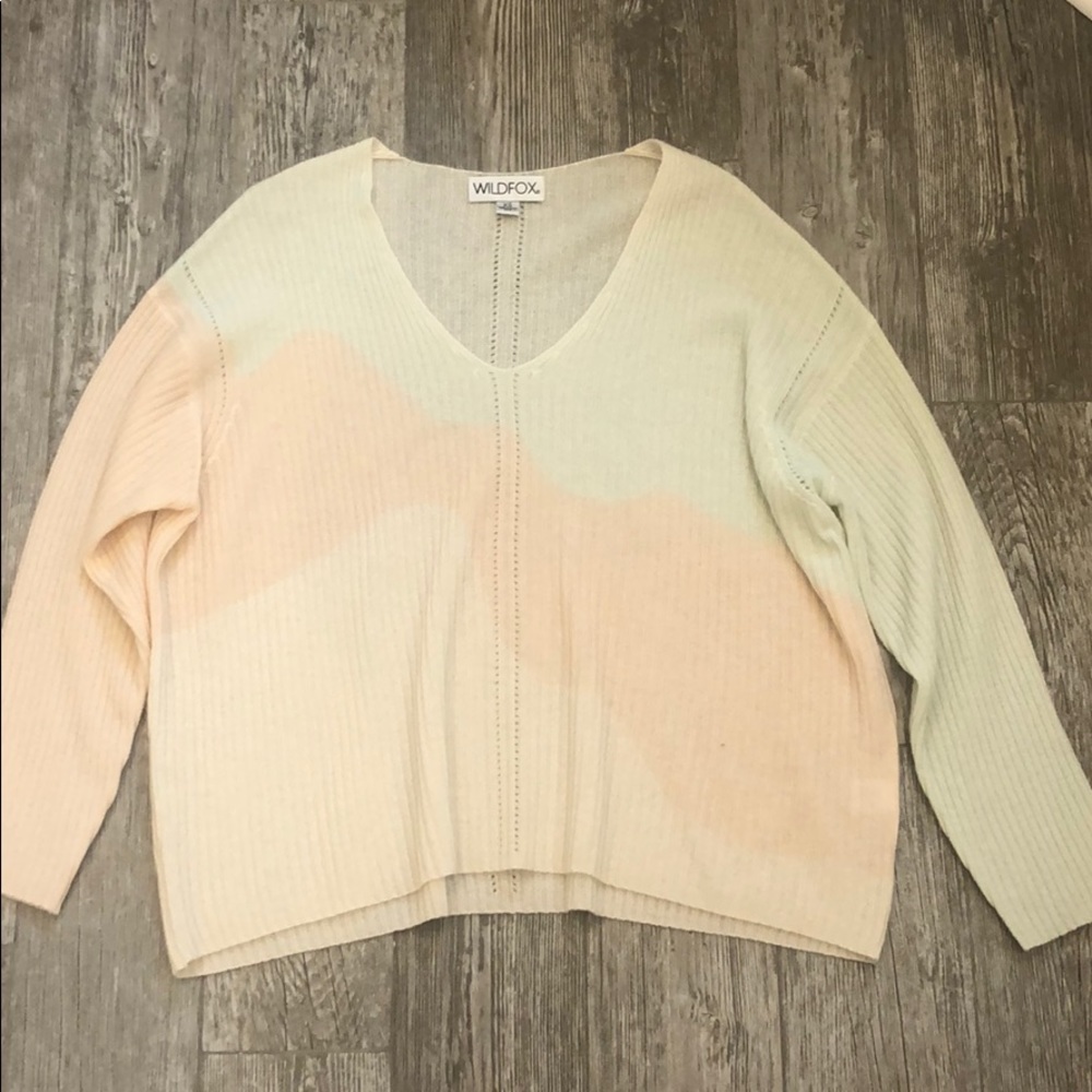 Wildfox Tri Color Sweater RN# 127461